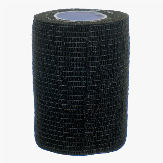 Vitri Self-fix Elastic Bandage Self-adhesive Black 7.5 cm x 4.6 m