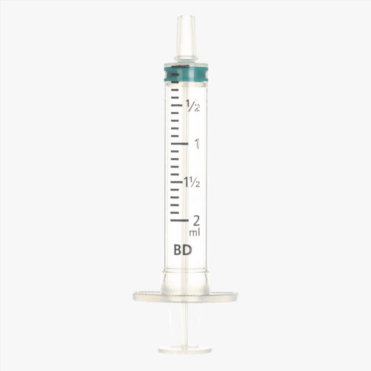 Spruta BD Emerald Luer 2 ml Gradering 0,1 ml Centrerad 100 st