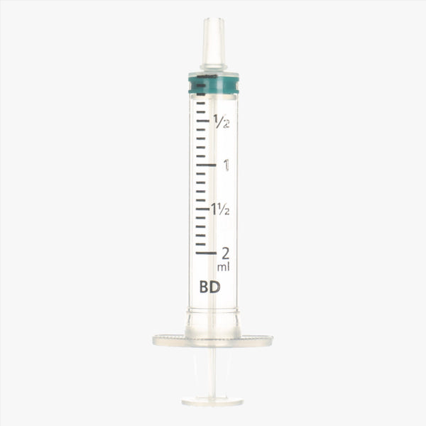 Spruta BD Emerald Luer 2 ml Gradering 0,1 ml Centrerad 100 st