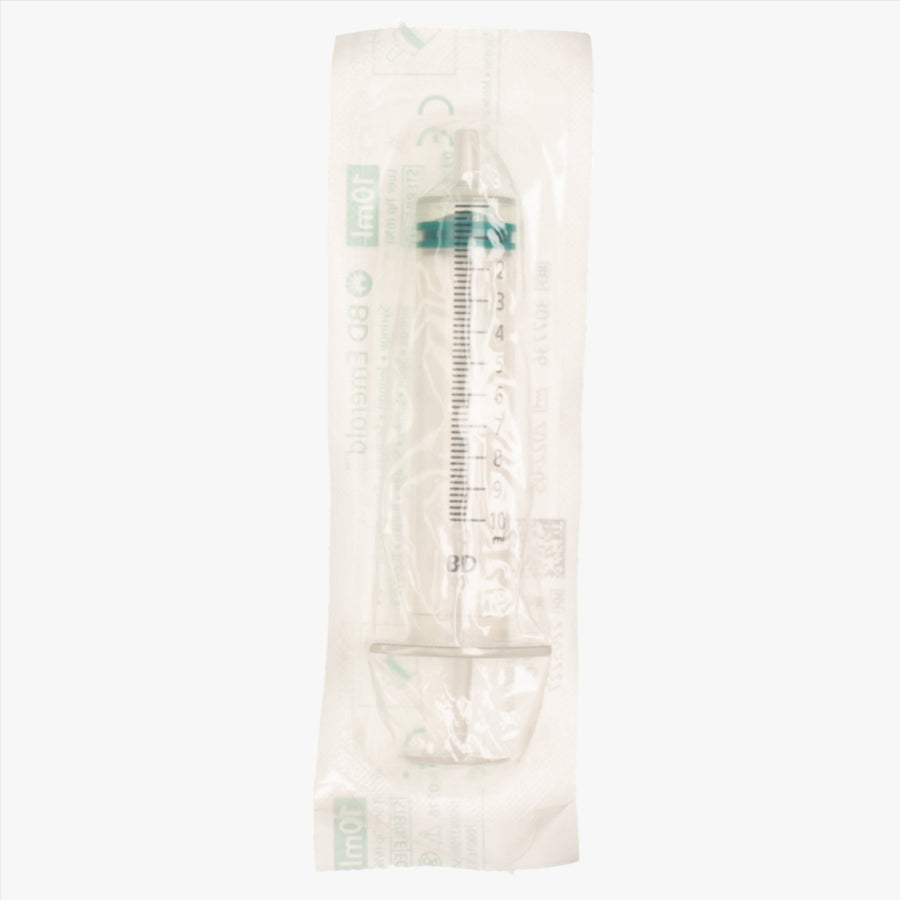 Syringe BD Emerald Luer 10 ml Graduation 0.2 ml Centered