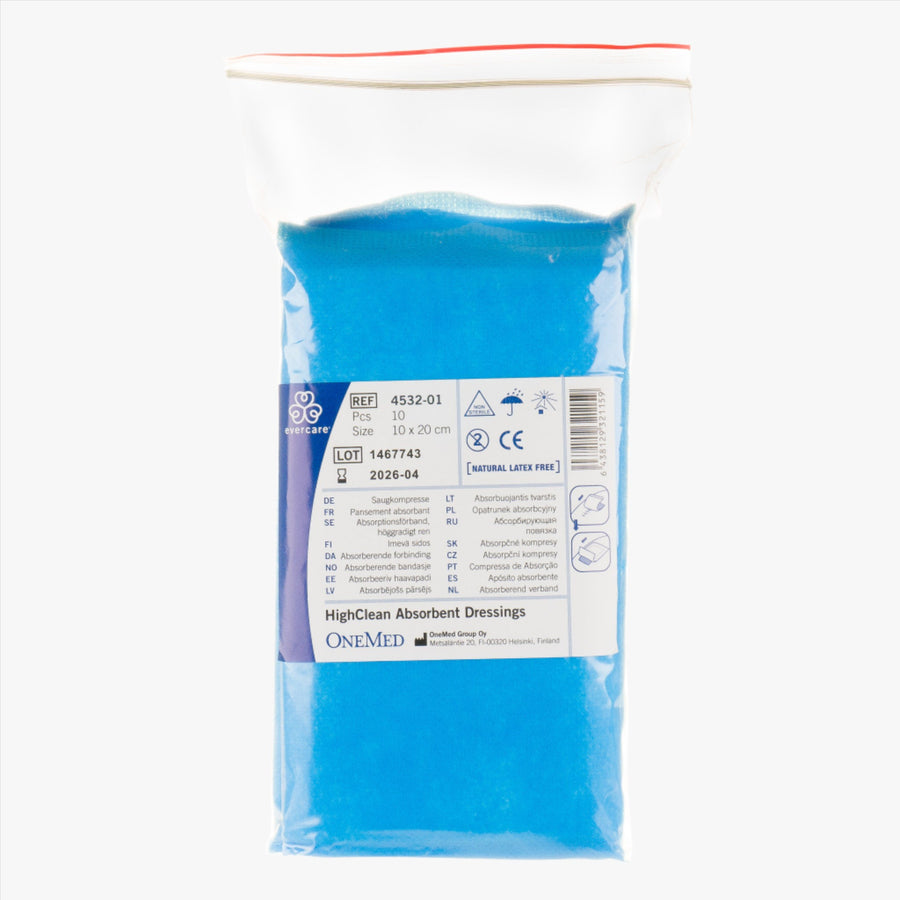 Evercare Absorbent Dressing Highly Pure 10 x 20 cm 10 pcs