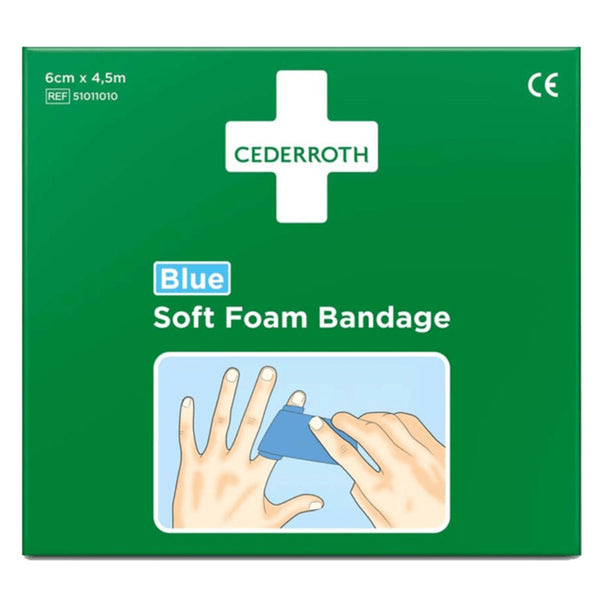 Cederroth Soft Foam Blue Fingerförband 6 cm x 4,5 m