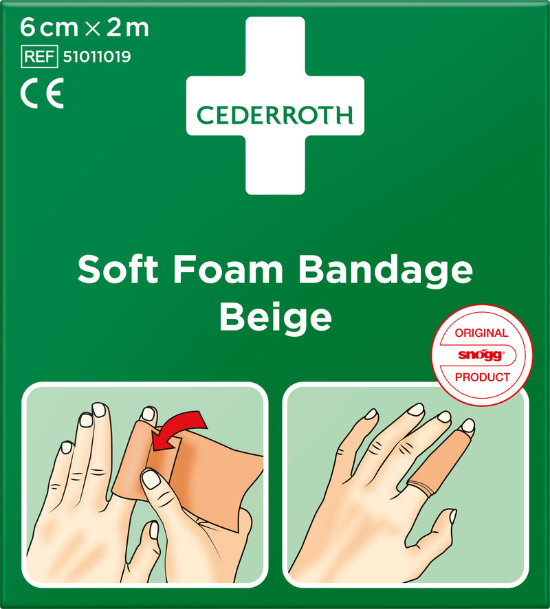 Cederroth Soft Foam Fingerförband 6 cm x 2 m
