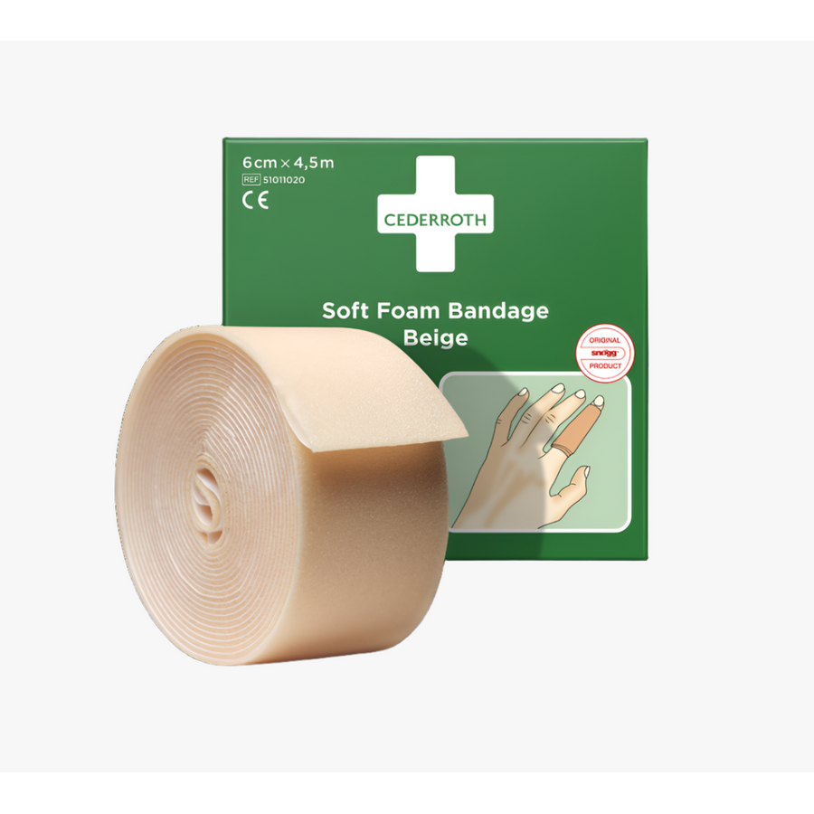 Cederroth Soft Foam Bandage Blue 6 cm x 4.5 m