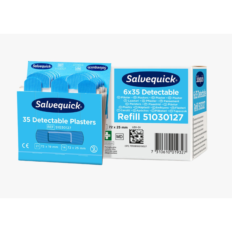 Cederroth Blue Detectable Plåster 6 paket
