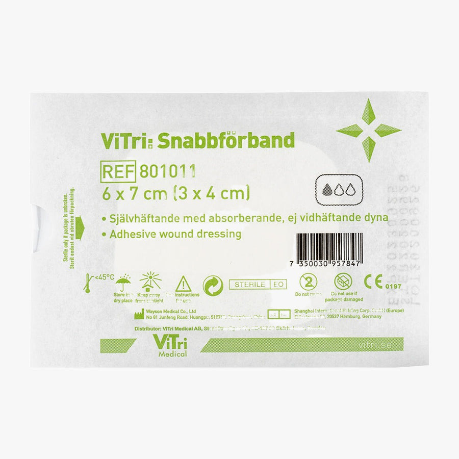 Vitri Snabbförband 6 x 7 cm 100 st