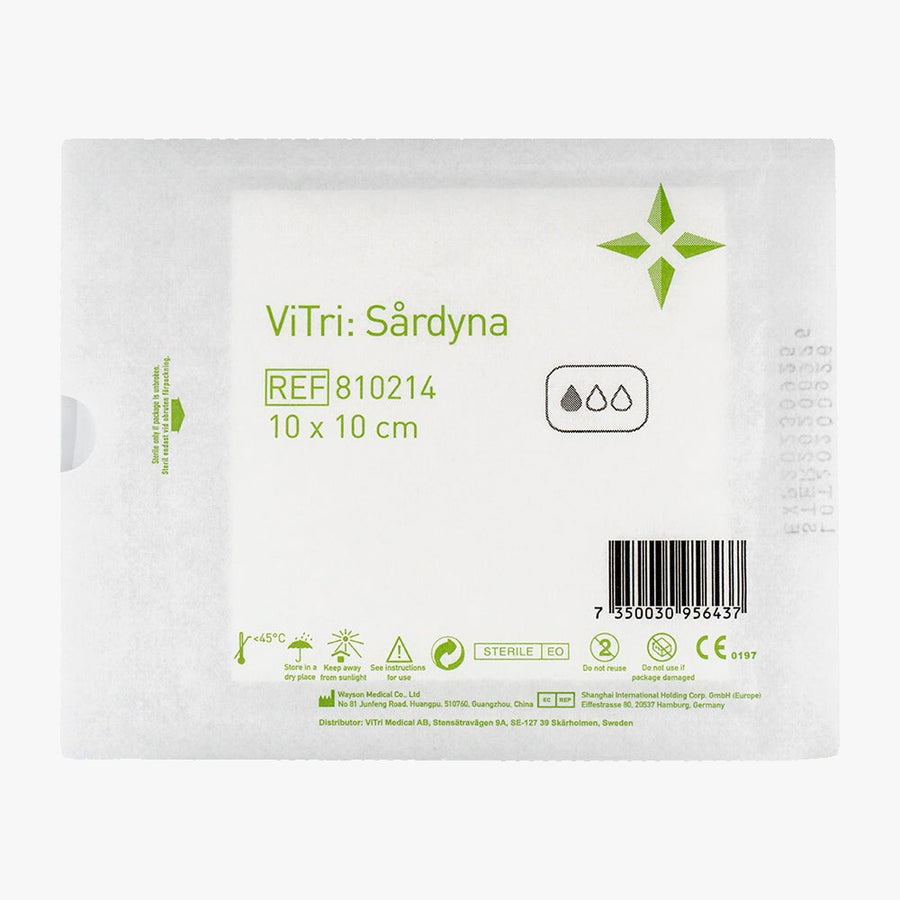ViTri steril sårkompres 10 × 10 cm – 50 stk.