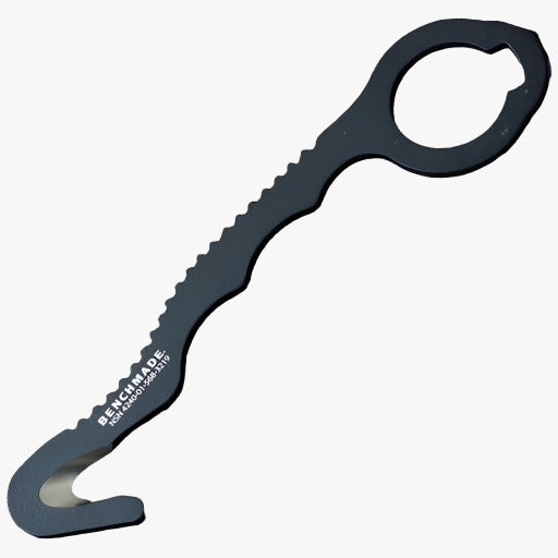 Benchmade Rescue Hook 8 BLKW – Rettungsmesser / Gurtschneider, schwarz