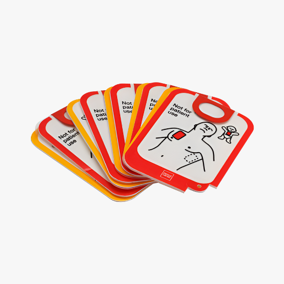 Lifepak CR2 training electrodes only adhesive part 5 pcs