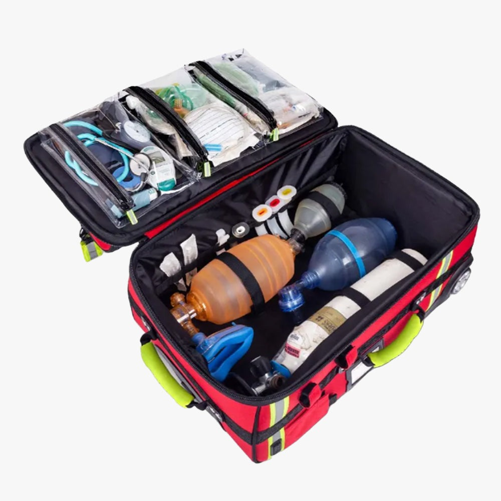 Elite Bags EMPAIR akutväska med hjul och plats för syrgas