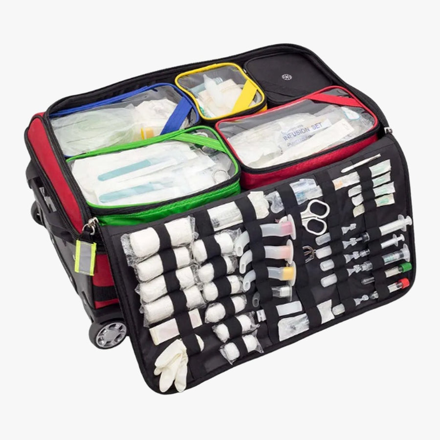 Elite Bags EMPAIR akutväska med hjul och plats för syrgas